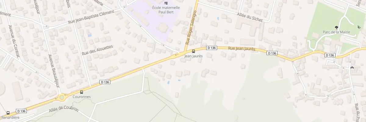 Plan du 70 Rue Jean Jaurès à Coubron