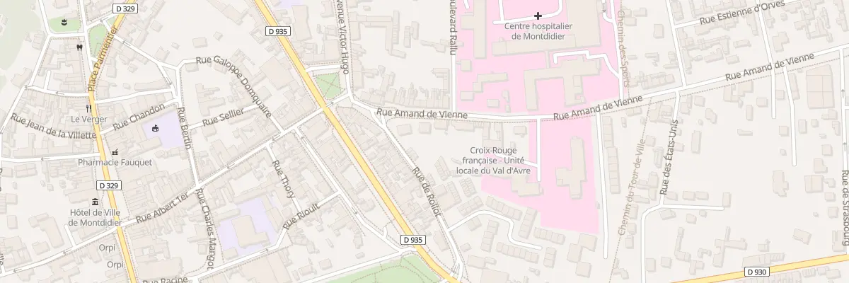 Plan du 2T Rue Amand de Vienne à Montdidier