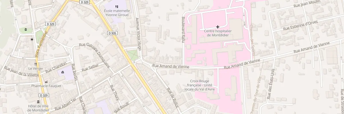 Plan du 17 Rue Amand de Vienne à Montdidier