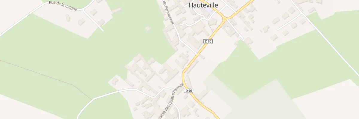 Plan du 8 Rue de Fosseux à Hauteville