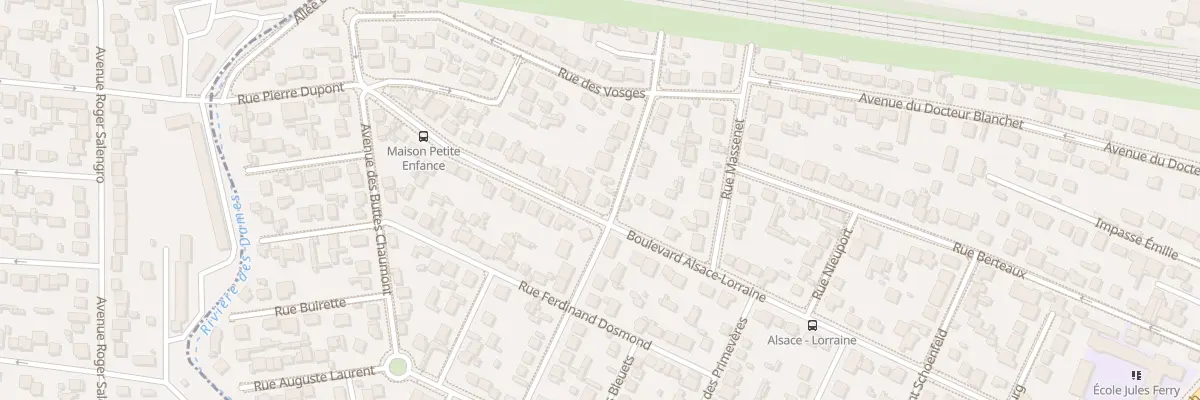 Plan du 48 Bd Alsace Lorraine à Chelles