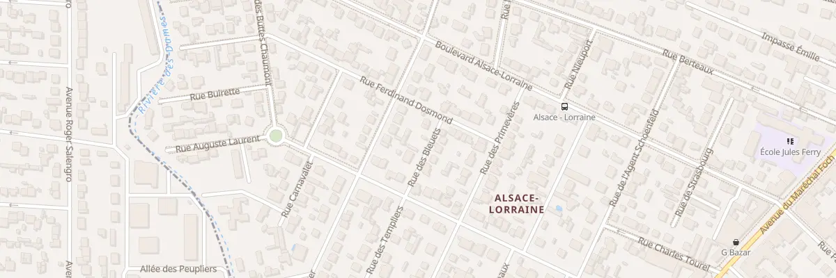 Plan du 6 Rue des Bleuets à Chelles