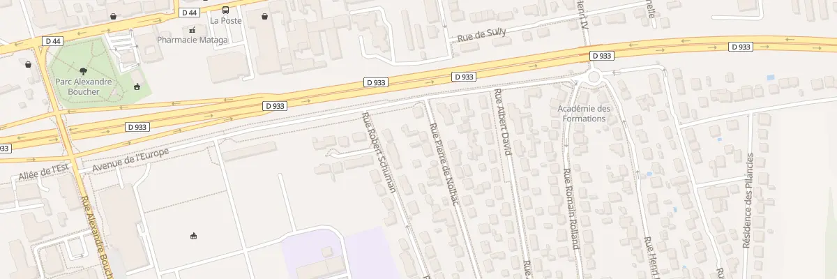 Plan du 8 Rue Pierre de Nolhac à Vaujours