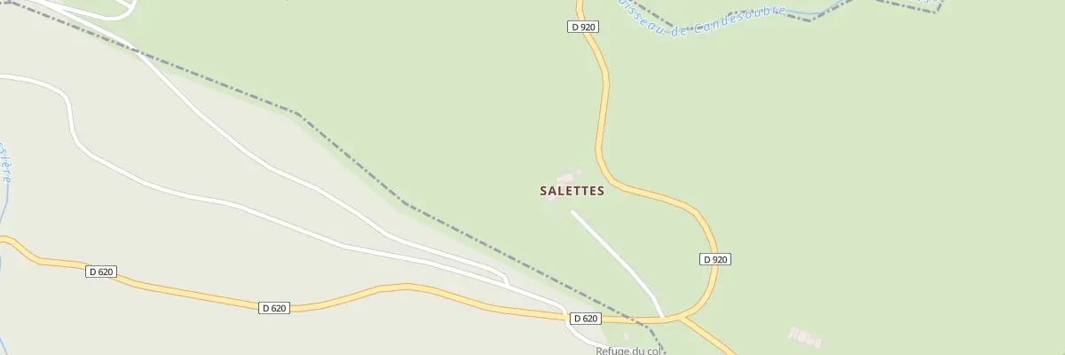 Plan du 5033 Salettes à Cassagnoles