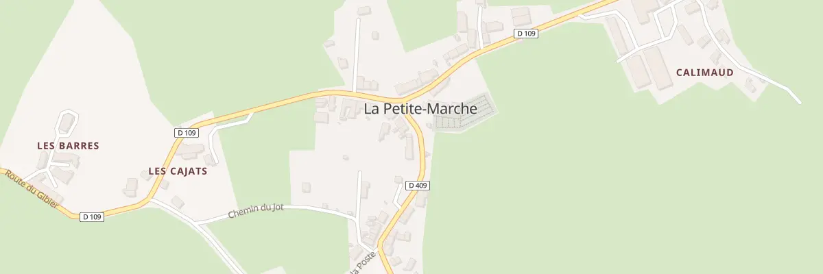 Plan du 5015 Le Bourg à La Petite-Marche