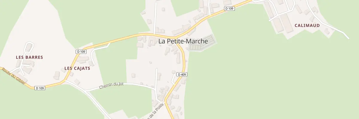 Plan du 5016 Le Bourg à La Petite-Marche