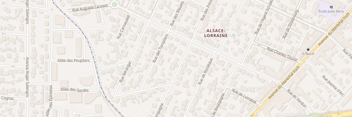 Plan du 6 Rue de Champagne à Chelles