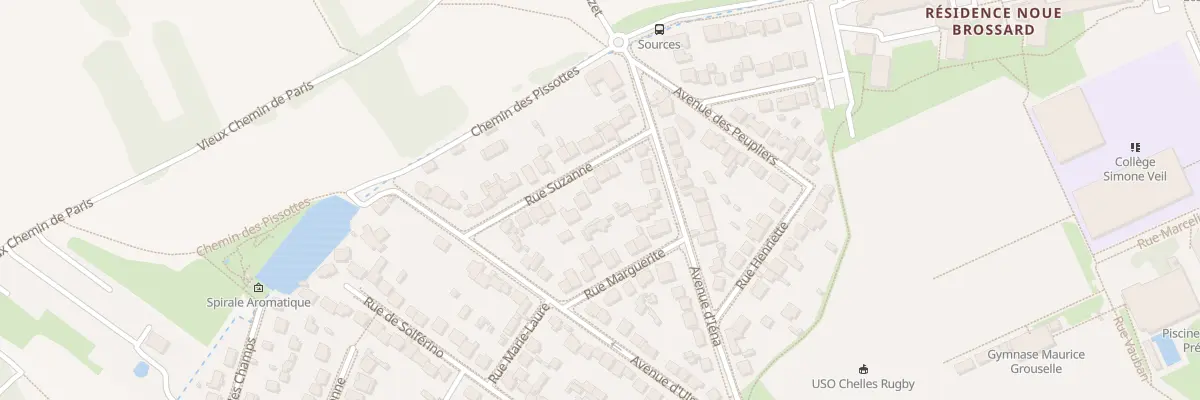 Plan du 20 Rue Suzanne à Chelles
