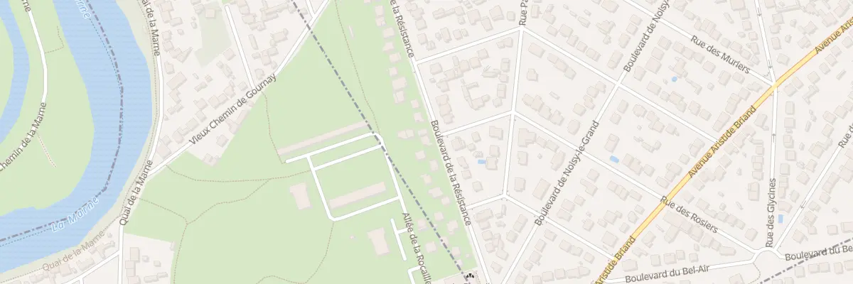 Plan du 108 Bd de la Résistance à Gournay-sur-Marne