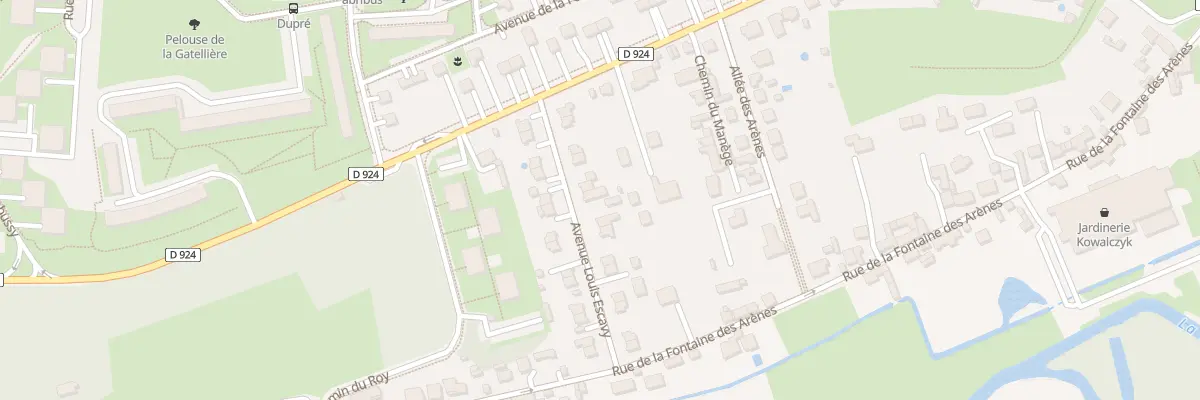 Plan du 20 Av Louis Escavy à Senlis