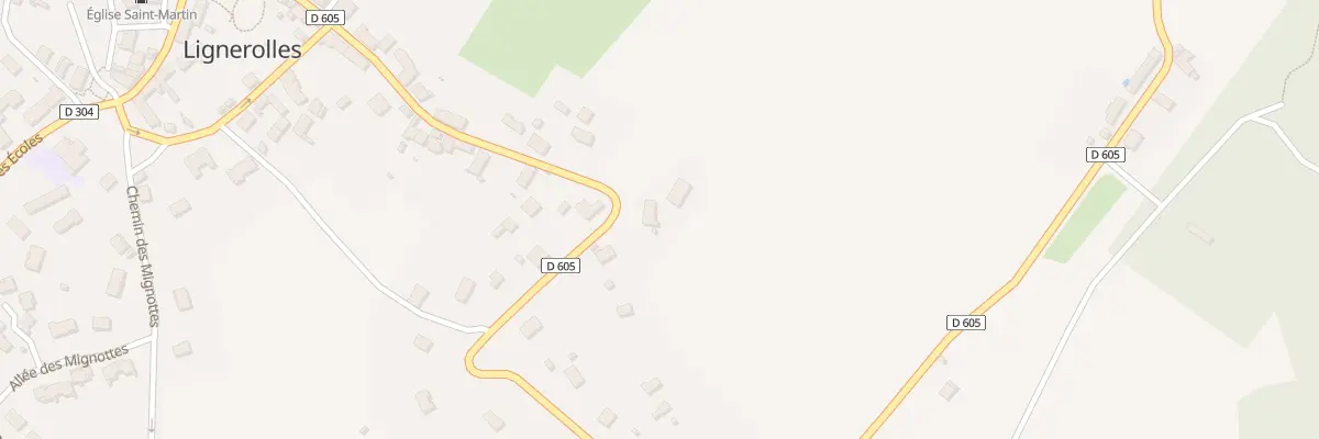 Plan du 1 Rue des Gorges du Cher à Lignerolles
