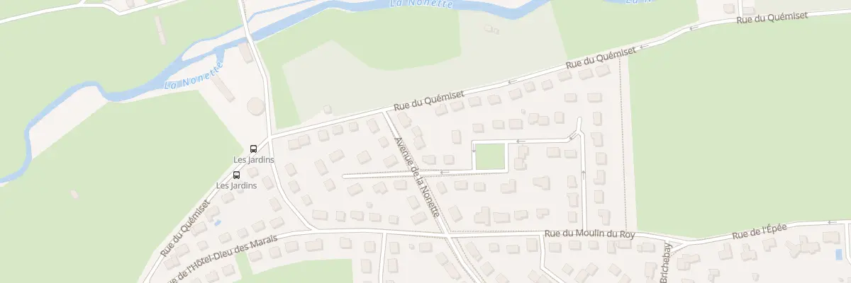 Plan du 5 Av de la Nonette à Senlis