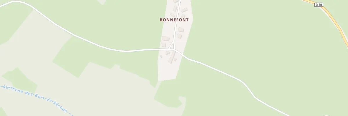 Plan du 5165 Bonnefont à Saint-Maurice-près-Pionsat
