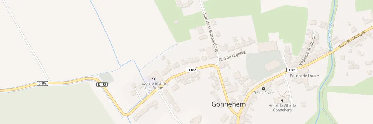 Plan du 14 Rue de la Libération à Gonnehem