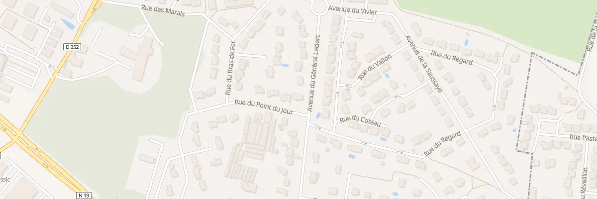Plan du 2 Rue du Point du Jour à Santeny