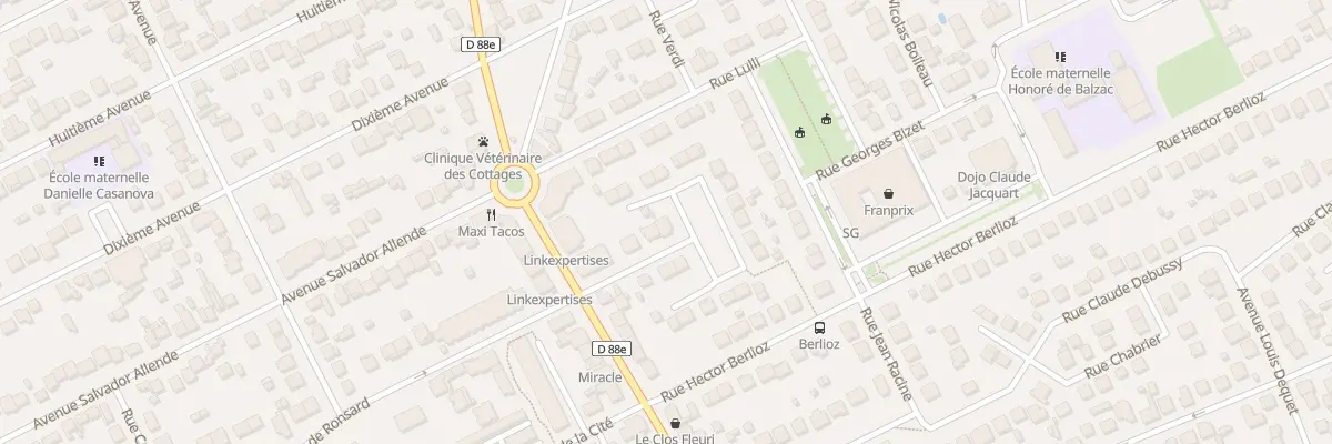 Plan du 5 Sq Saint-Saëns à Tremblay-en-France
