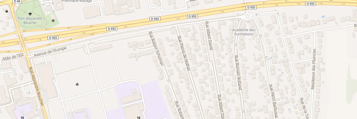 Plan du 14 Rue Pierre de Nolhac à Vaujours