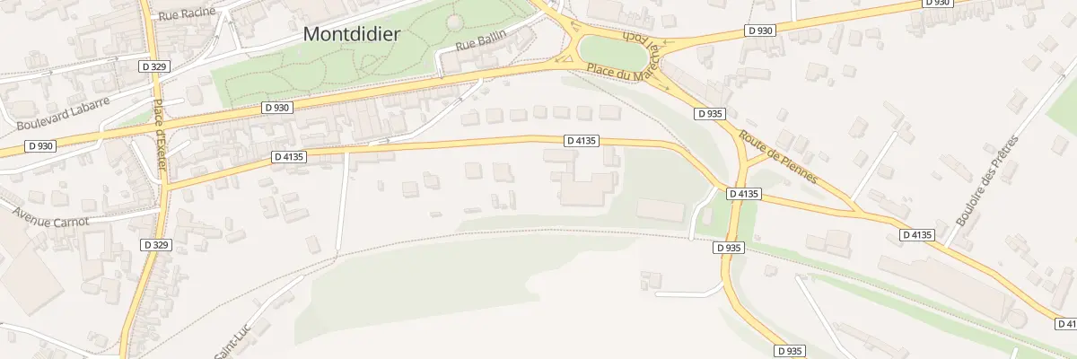 Plan du 34 Rue Gaston et Guy Floury à Montdidier