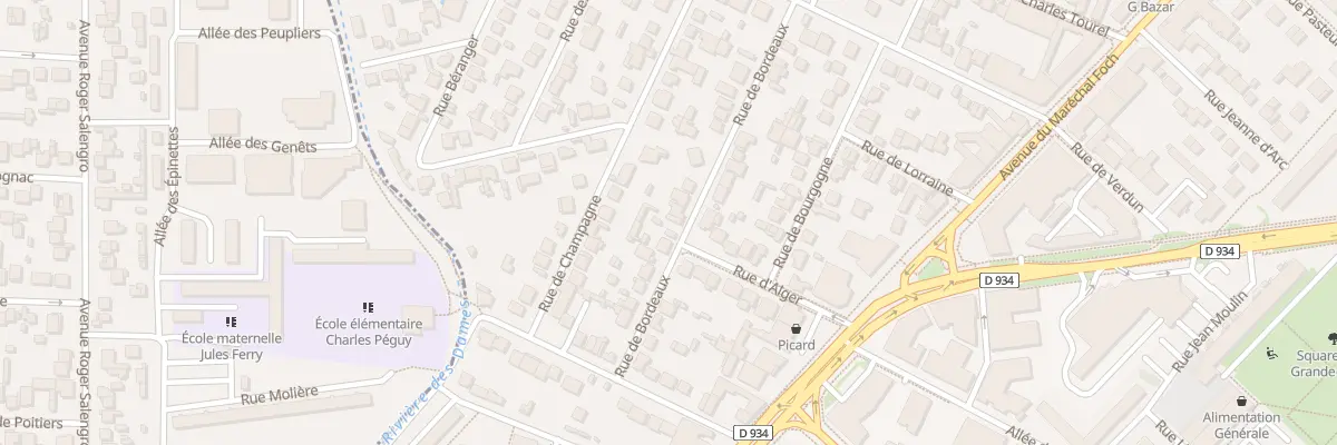 Plan du 20 Rue de Bordeaux à Chelles