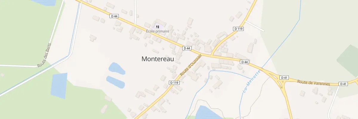 Plan du 4 Rte d’Ouzouer à Montereau