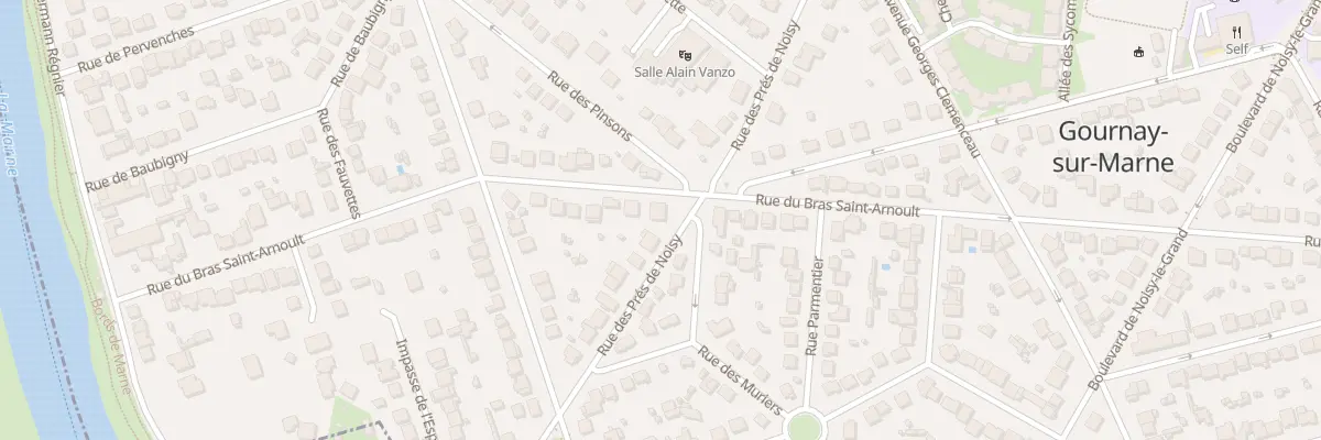Plan du 38 Rue des Pres de Noisy à Gournay-sur-Marne