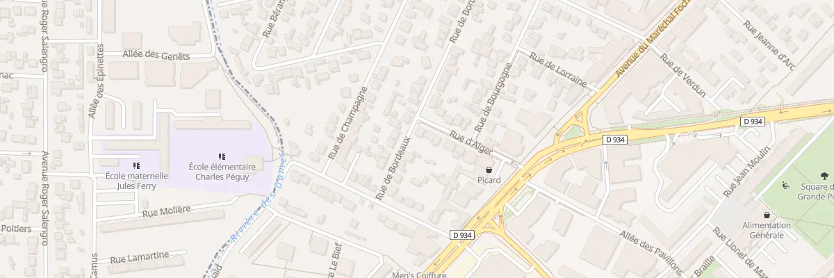 Plan du 21 Rue de Bordeaux à Chelles