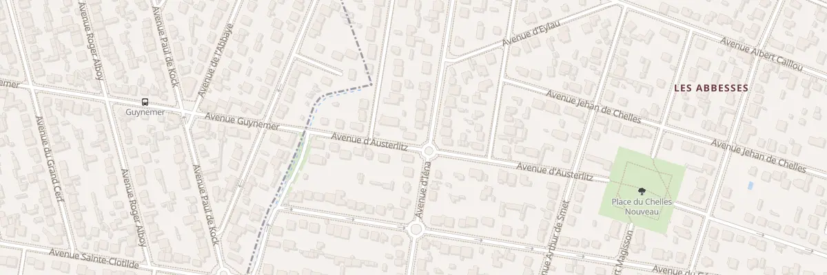 Plan du 18 Av d’Austerlitz à Chelles