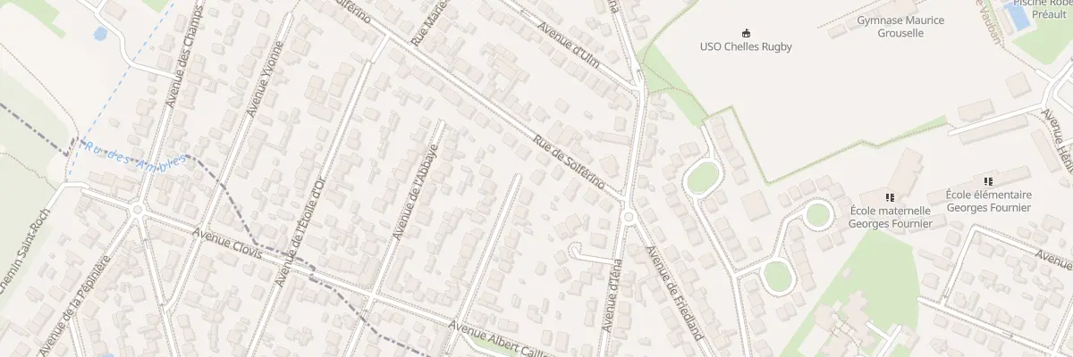 Plan du 78B Av de Sambre et Meuse à Chelles