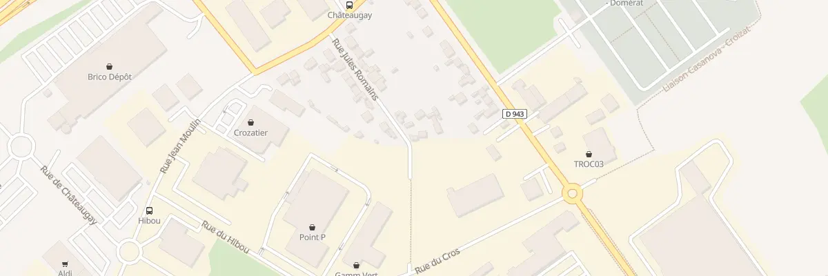Plan du 21 Rue Jules Romain à Domérat