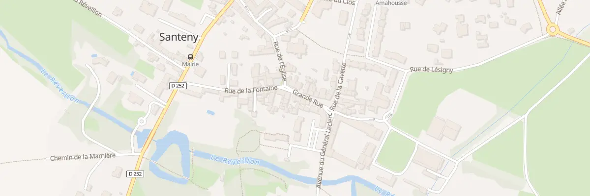 Plan du 6 Grande Rue à Santeny