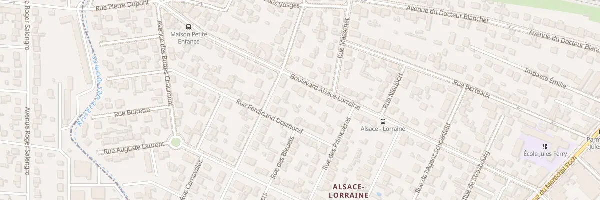 Plan du 43 Bd Alsace Lorraine à Chelles