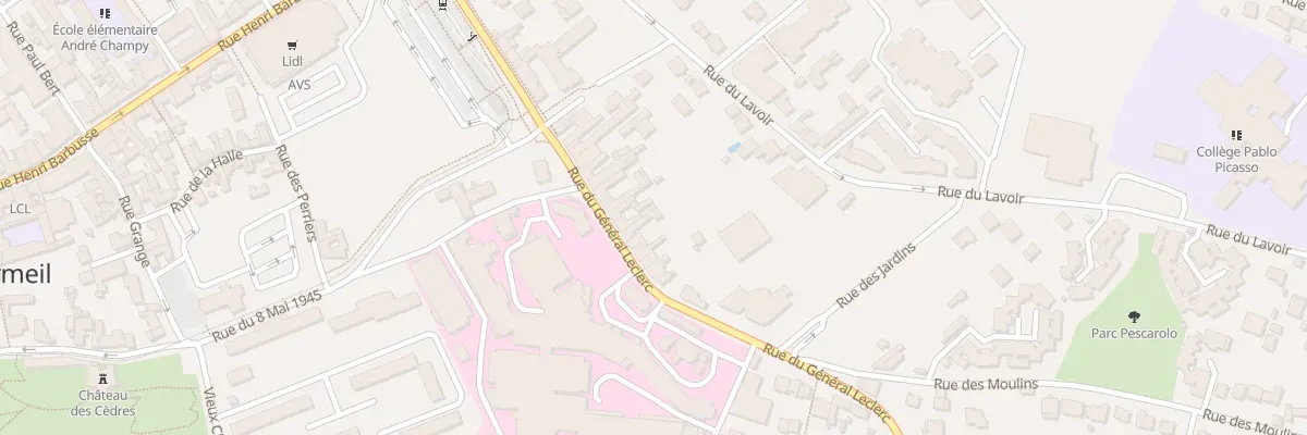 Plan du 41 Rue du Génèral Leclerc à Montfermeil