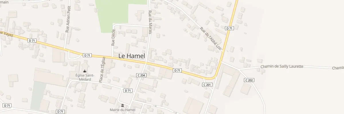 Plan du 20 Rue du Général John Monash au Hamel