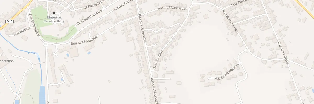 Plan du 30 Rue des Cros à Dun-sur-Auron