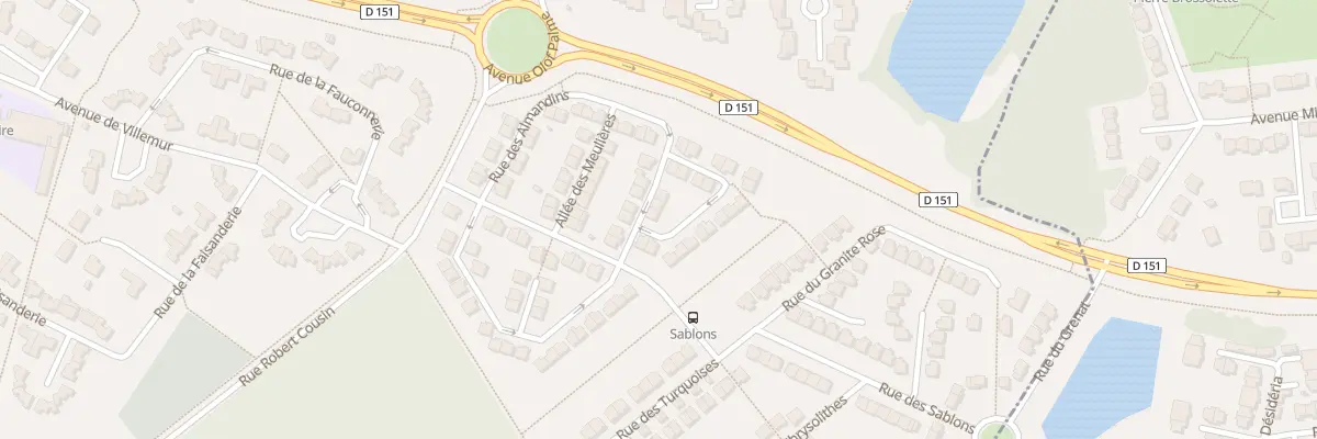 Plan du 245 Rue des Almandins à Nandy