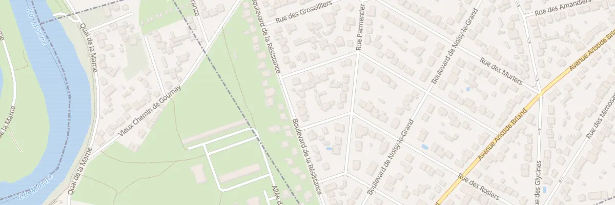 Plan du 95 Bd de la Résistance à Gournay-sur-Marne