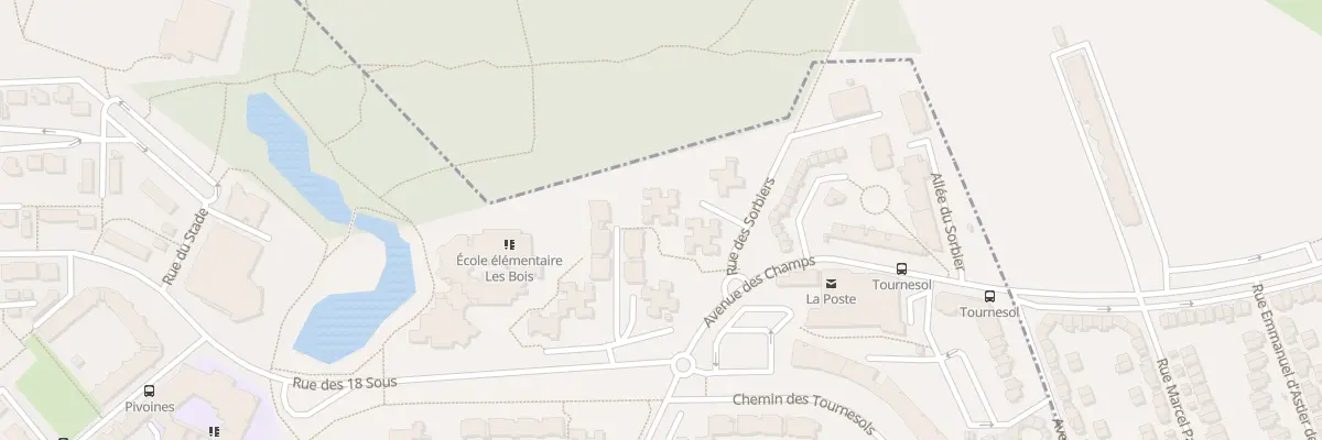Plan du 106 Prom du Bois à Nandy