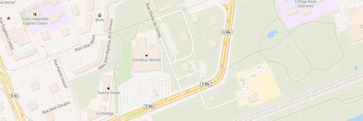 Plan du 133 Av Gilbert Berger à Tremblay-en-France