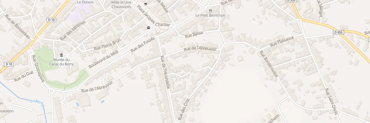 Plan du 36 Rue de l’Abreuvoir à Dun-sur-Auron