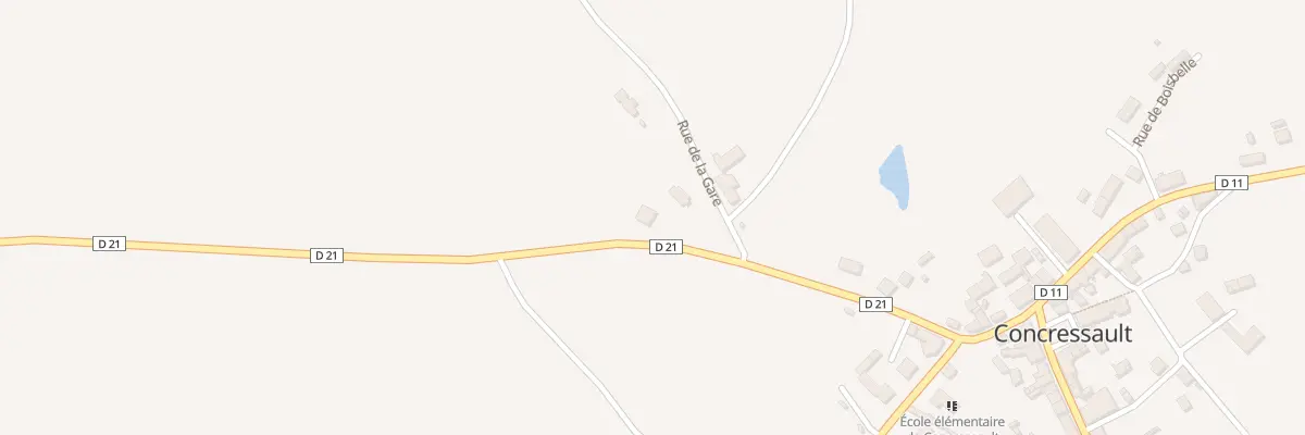 Plan du 9 Rue de Sologne à Concressault