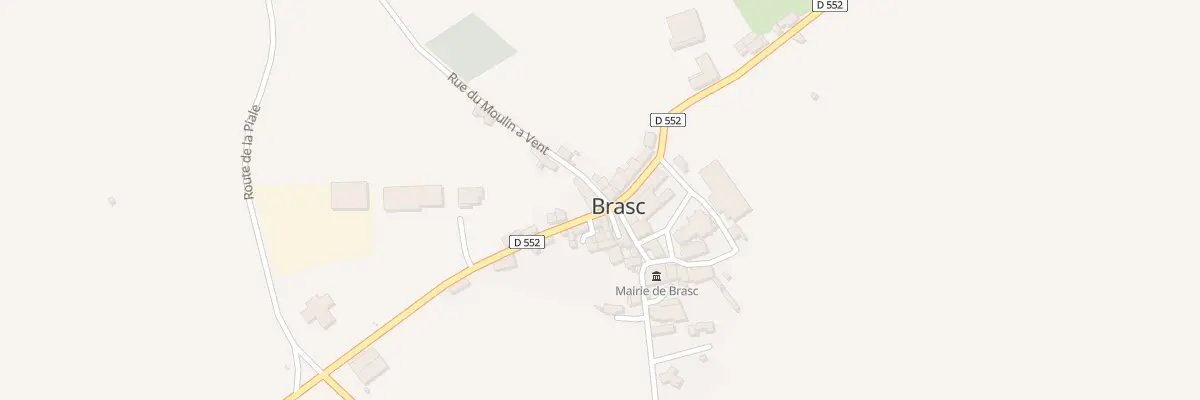 Plan du 5027 Rue du Cimetiere à Brasc