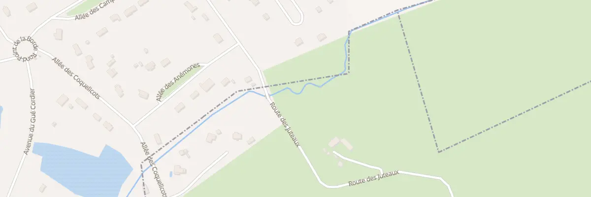 Plan du 2383 Rte des Juteaux à Noyers