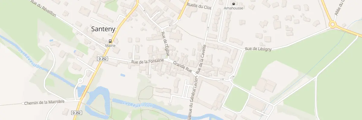 Plan du 5 Gr Grande Rue à Santeny