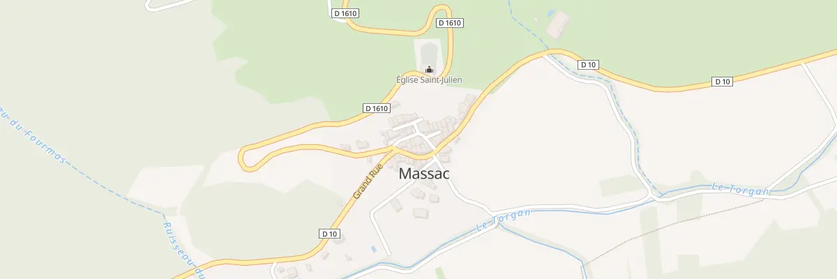 Plan du 15 Le Village à Massac