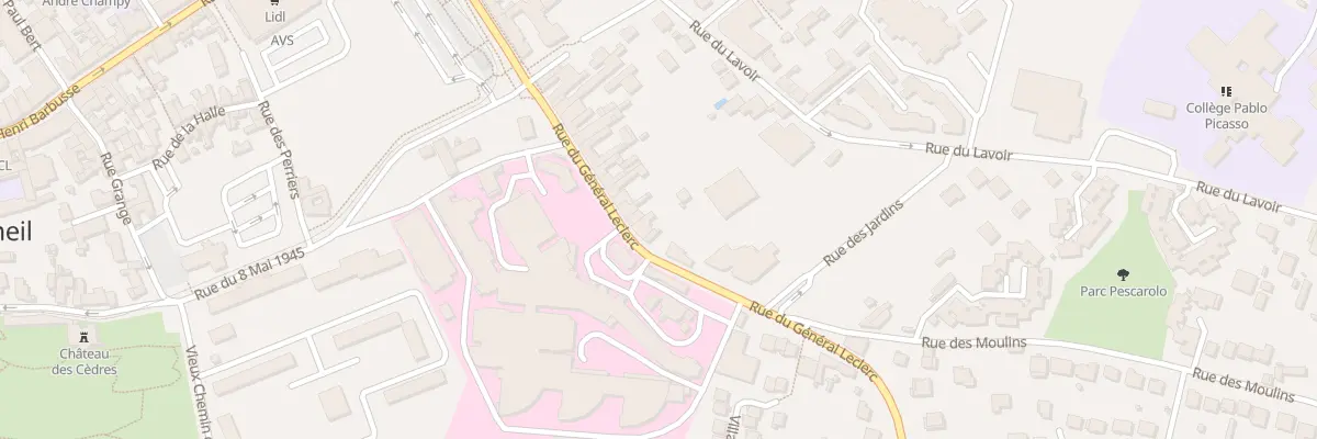 Plan du 49 Rue du Génèral Leclerc à Montfermeil