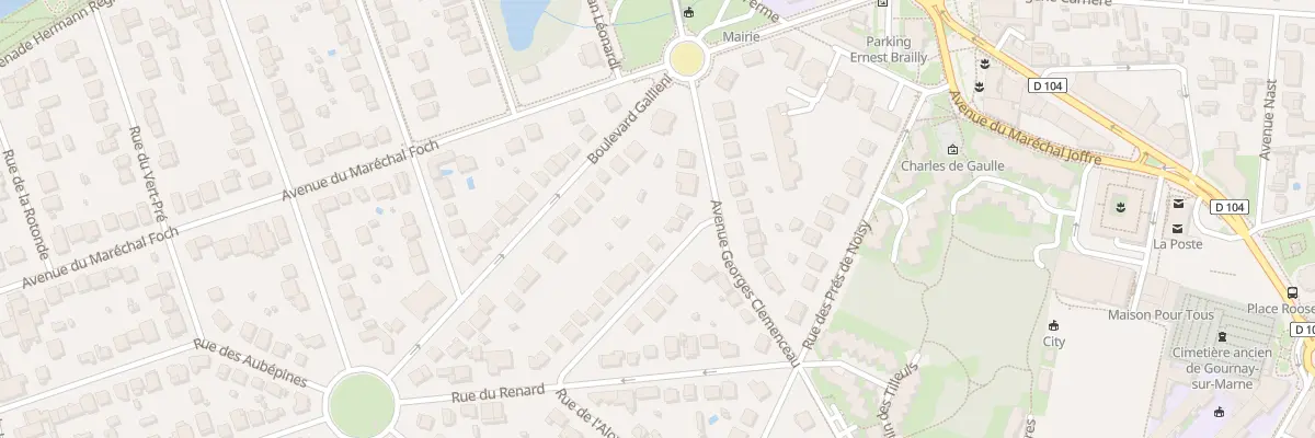 Plan du 4 Rue des Bruyères à Gournay-sur-Marne