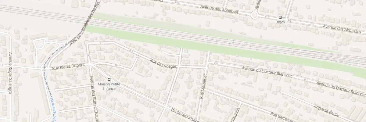 Plan du 10 Rue des Vosges à Chelles