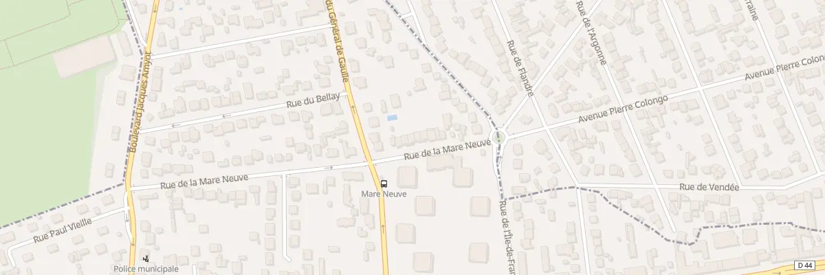 Plan du 33 Rue de la Mare-neuve à Vaujours