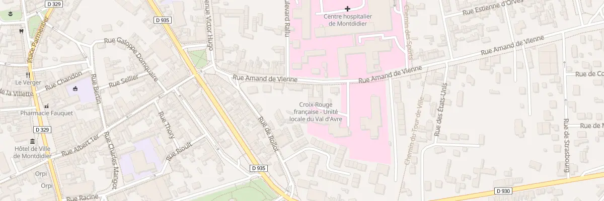 Plan du 4B Rue Amand de Vienne à Montdidier