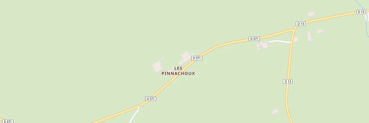 Plan du 5380 Les Pinnachoux à Montel-de-Gelat
